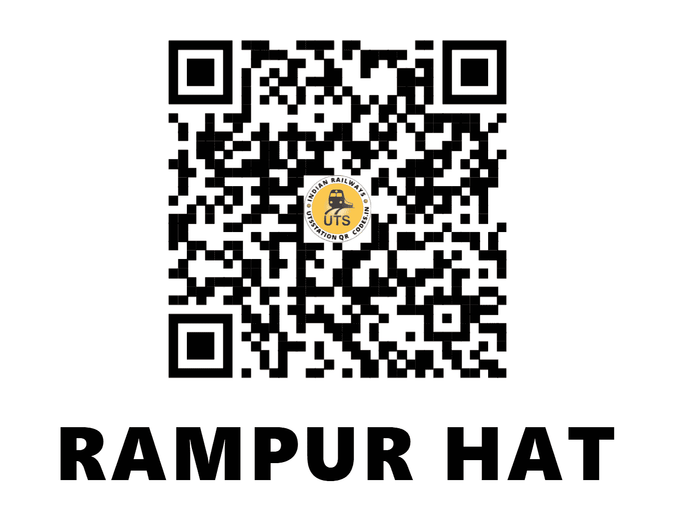 UTS QR Code for RAMPUR HAT - RPH (ER - WEST BENGAL)
